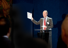 Ambassadør Petter Wille  fra Europarådet. 15. april 2015: